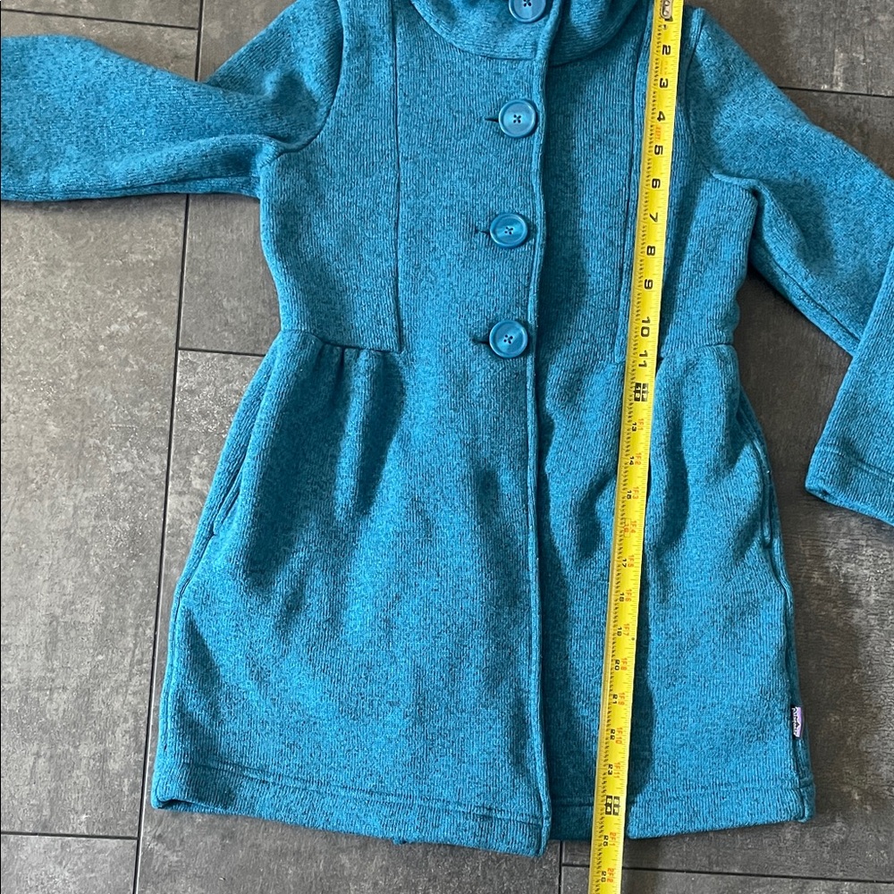 Patagonia Teal Kids Pea Coat - Picture 4 of 8